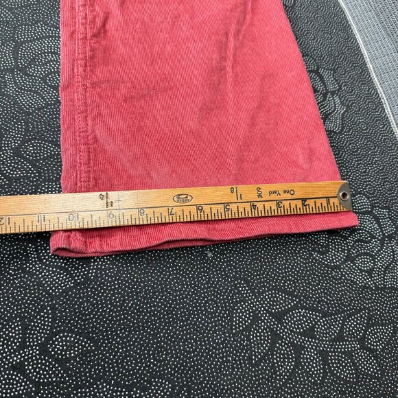 Old Navy Women’s Pants sz 18 Higher Rise Flare Corduroy Spice Girl Orange/Pink - Picture 10 of 11